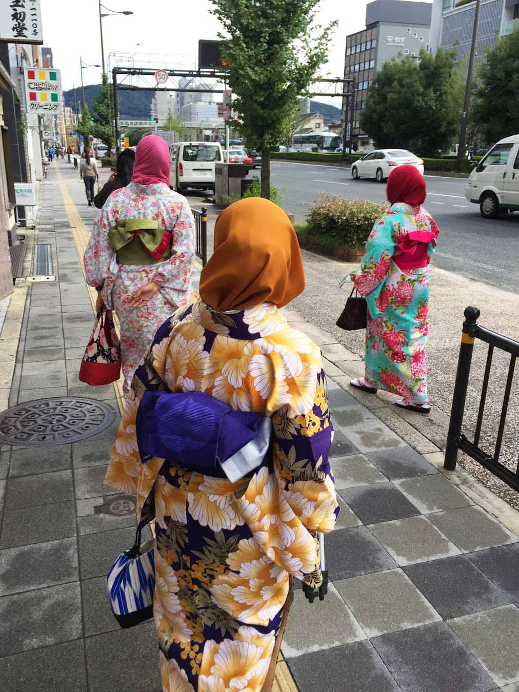 Womens In Kimono, Japan