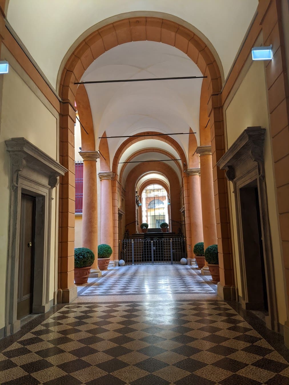 Archiginnasio of Bologna Inside, Italy