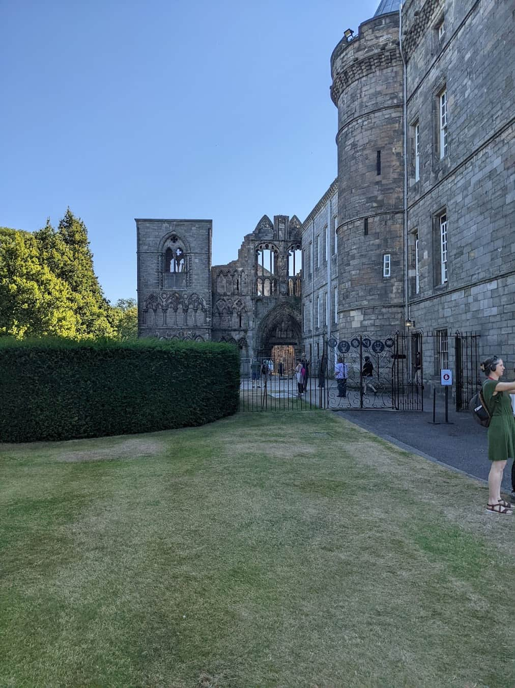 Behind Palace of Holyroodhouse, Scotland