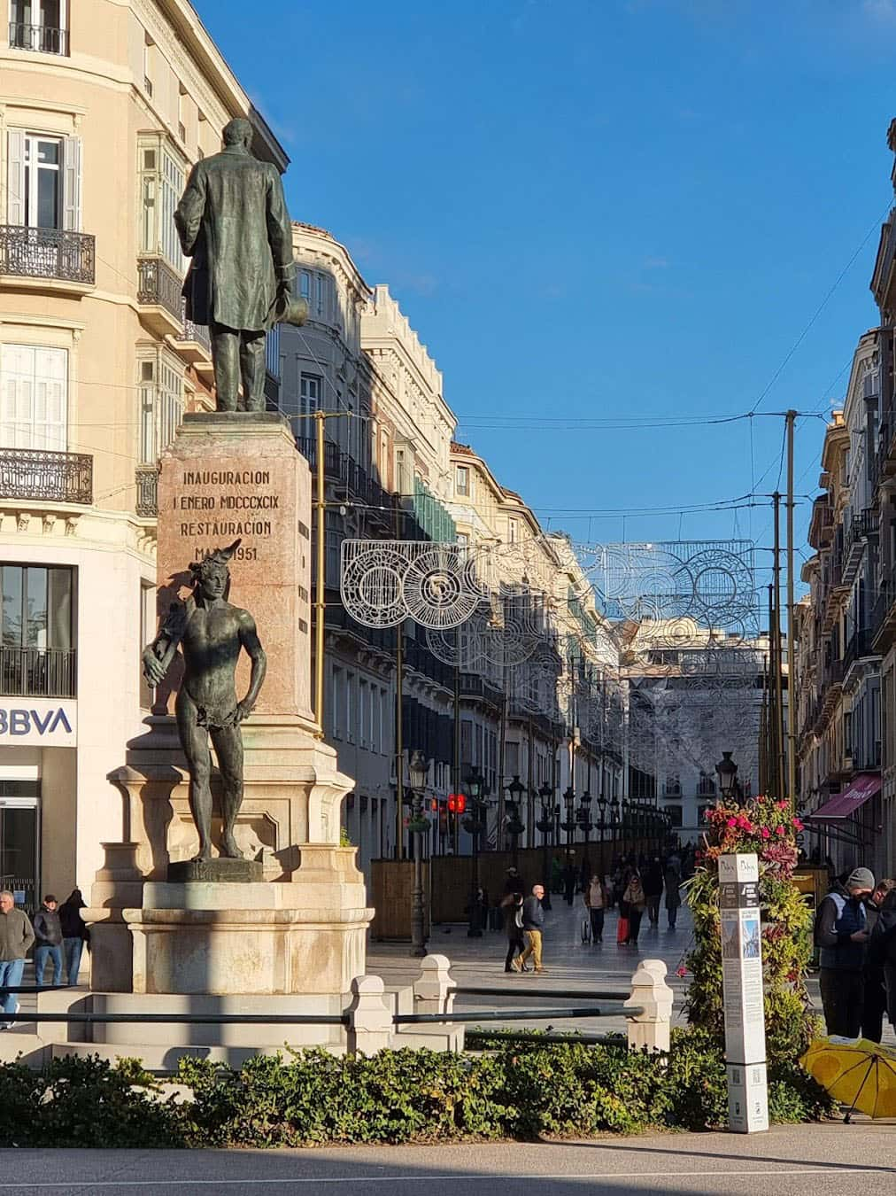 Calle Larios Statue, Spain