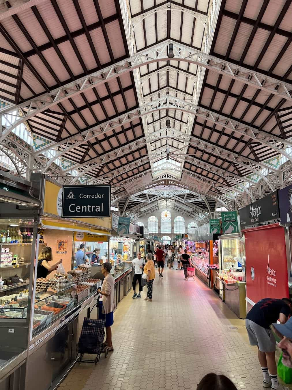 Central Market of Valencia Inside, Spain