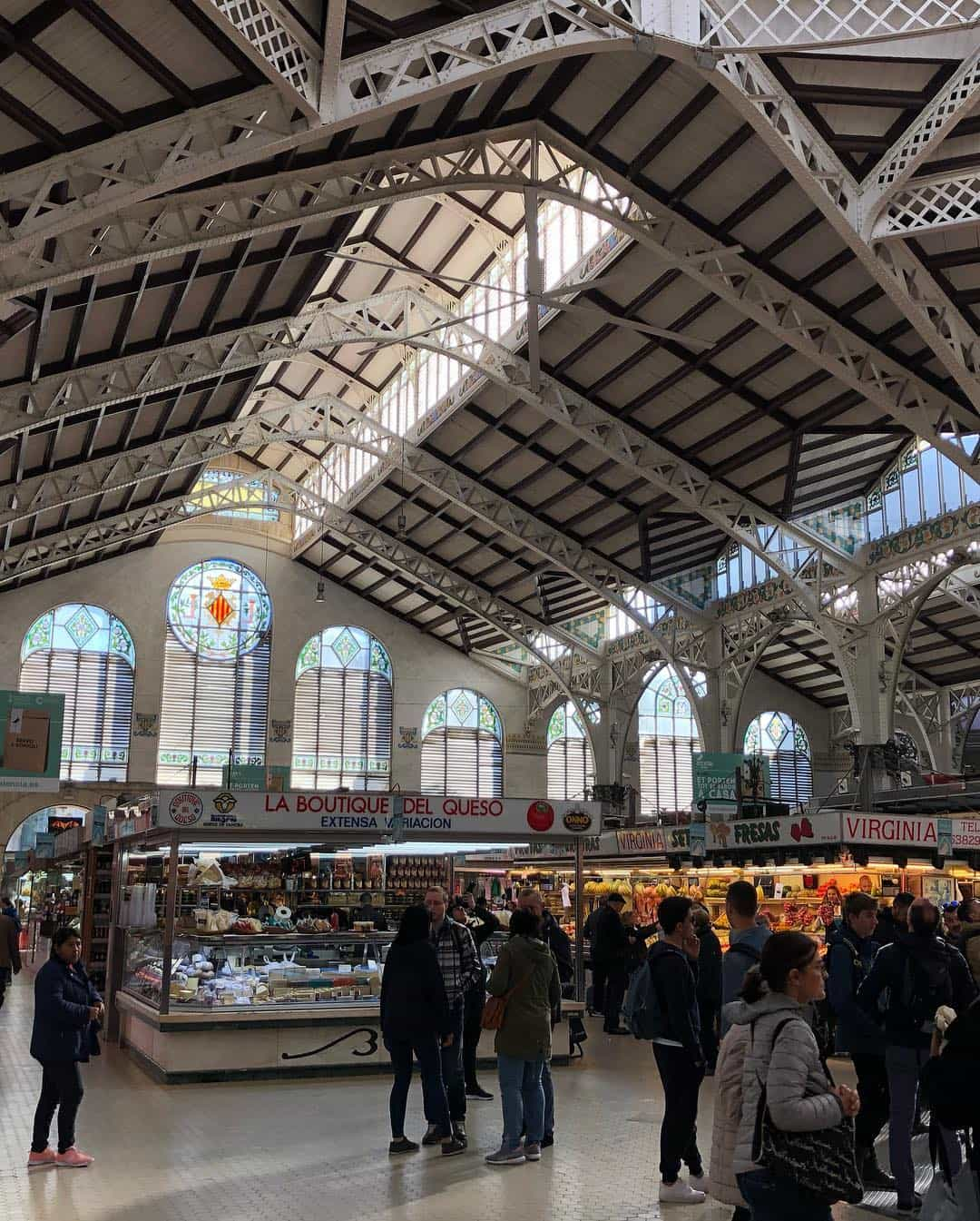 Central Market of Valencia Inside, Spain