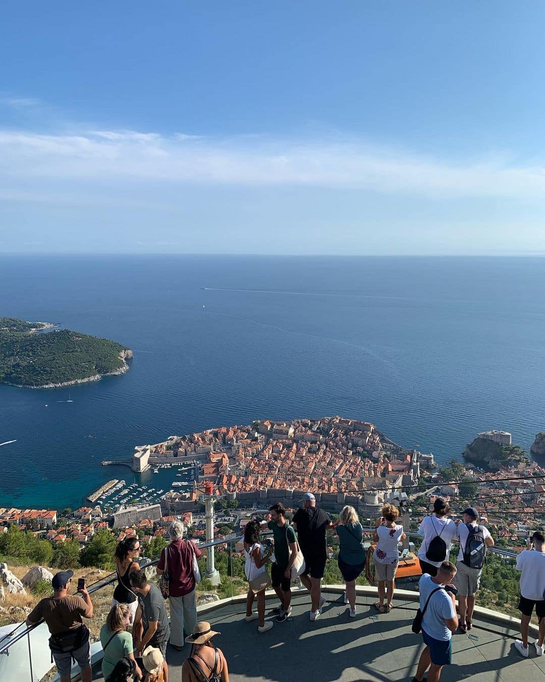 Dubrovnik Cable Car View Of The City