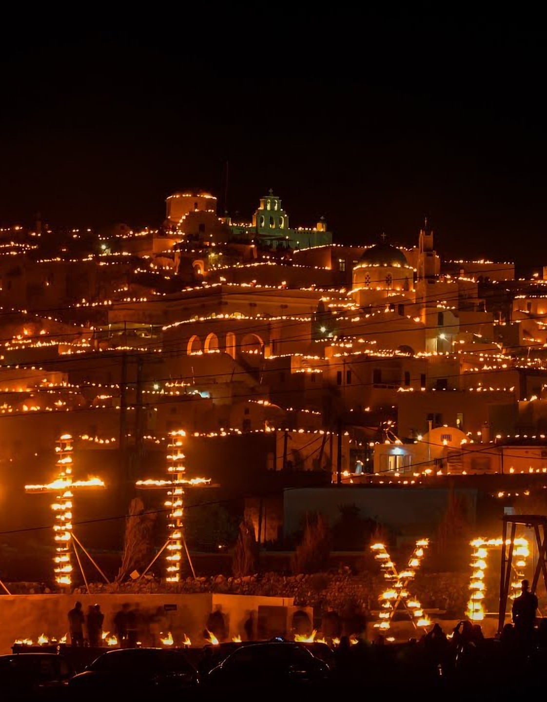 Easter, Santorini