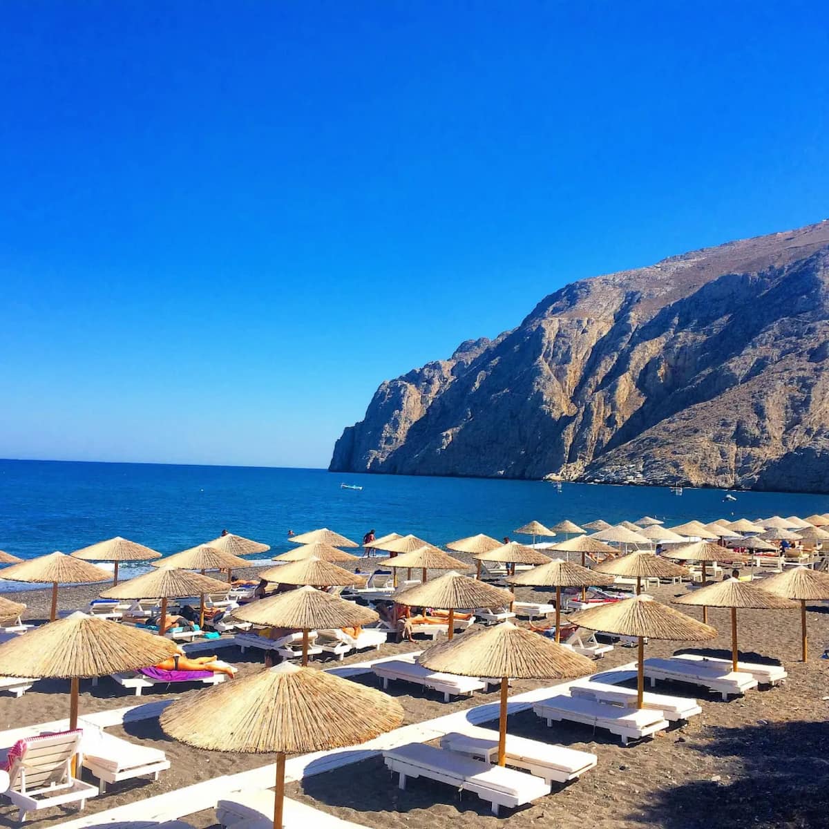 Kamari Beach, Santorini