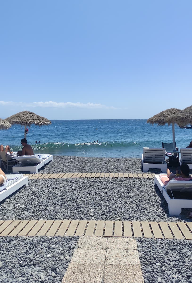 Kamari Beach, Santorini