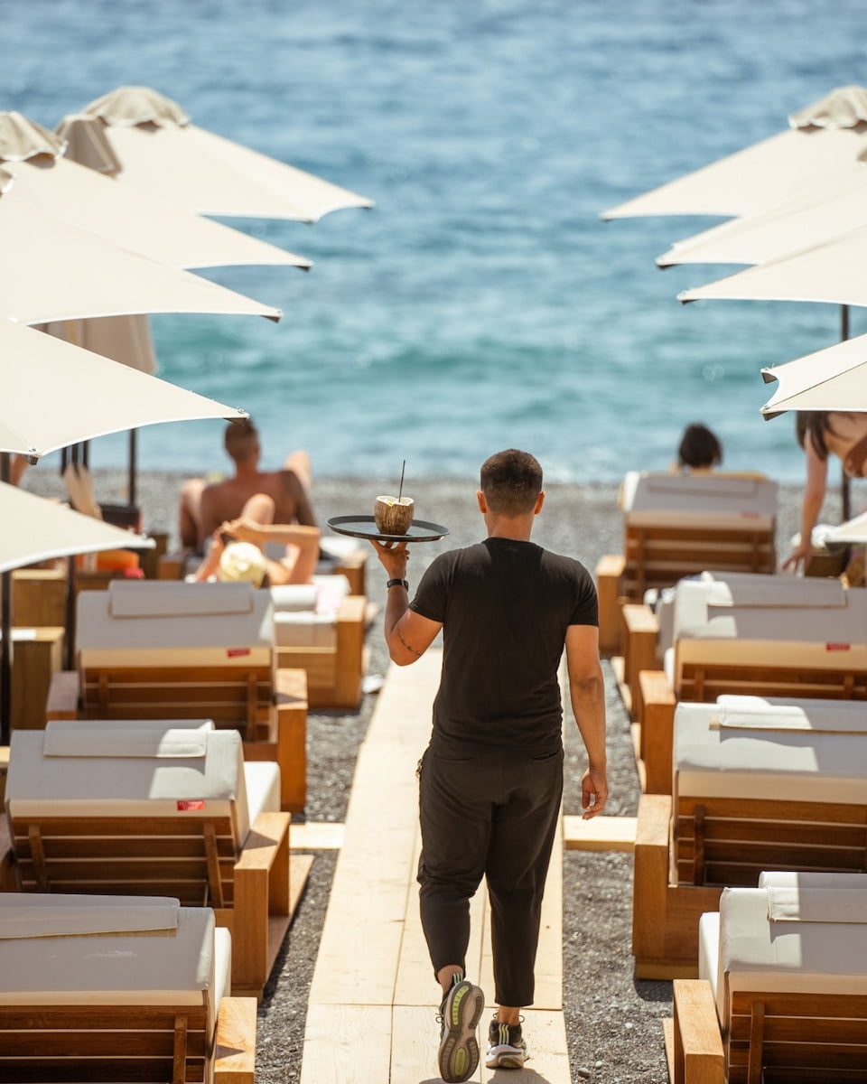 Kamari Beach, Santorini