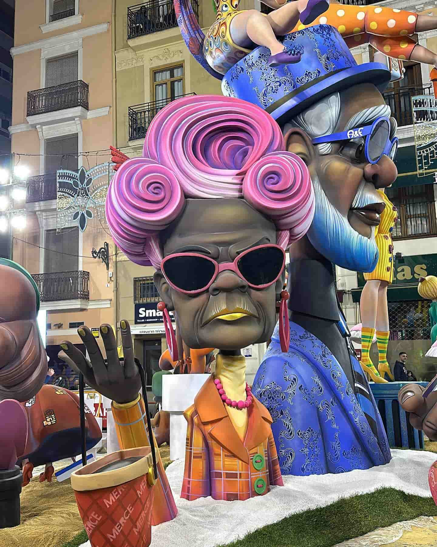 Las Fallas Festival Statue