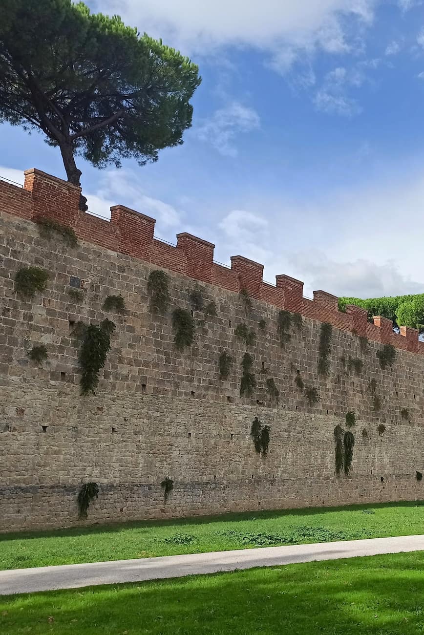 Medieval city walls Pisa