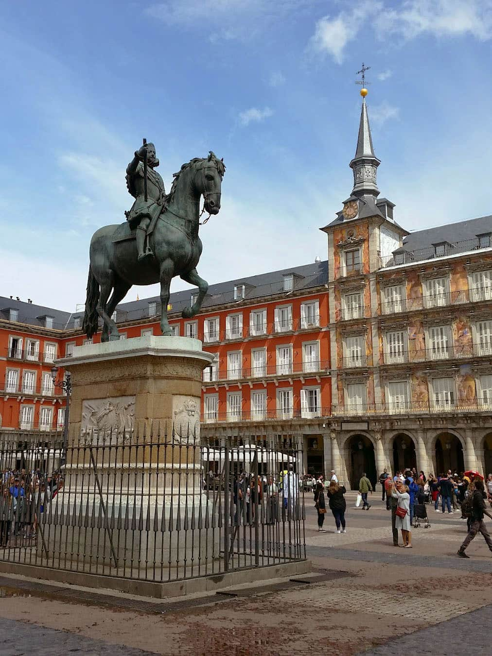 Plaza Mayor Statue, Spain