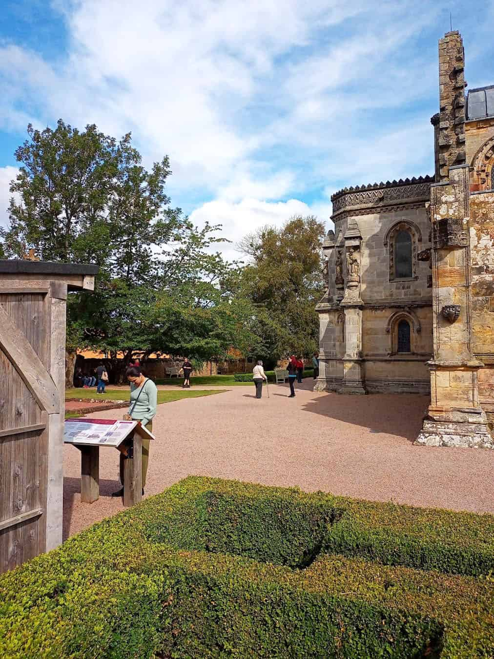 Rosslyn Chapel Yard, Scotland