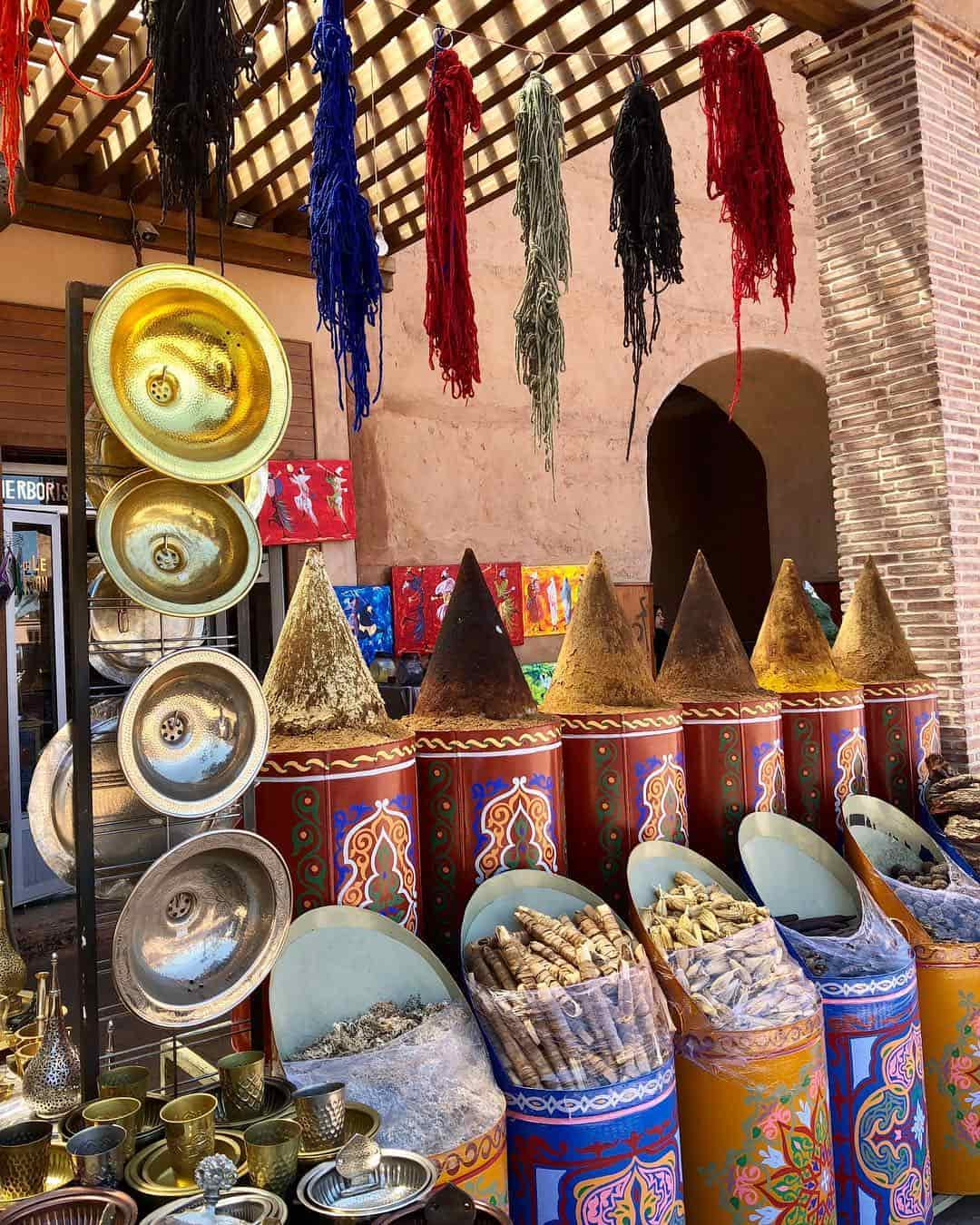 The souks of Marrakech