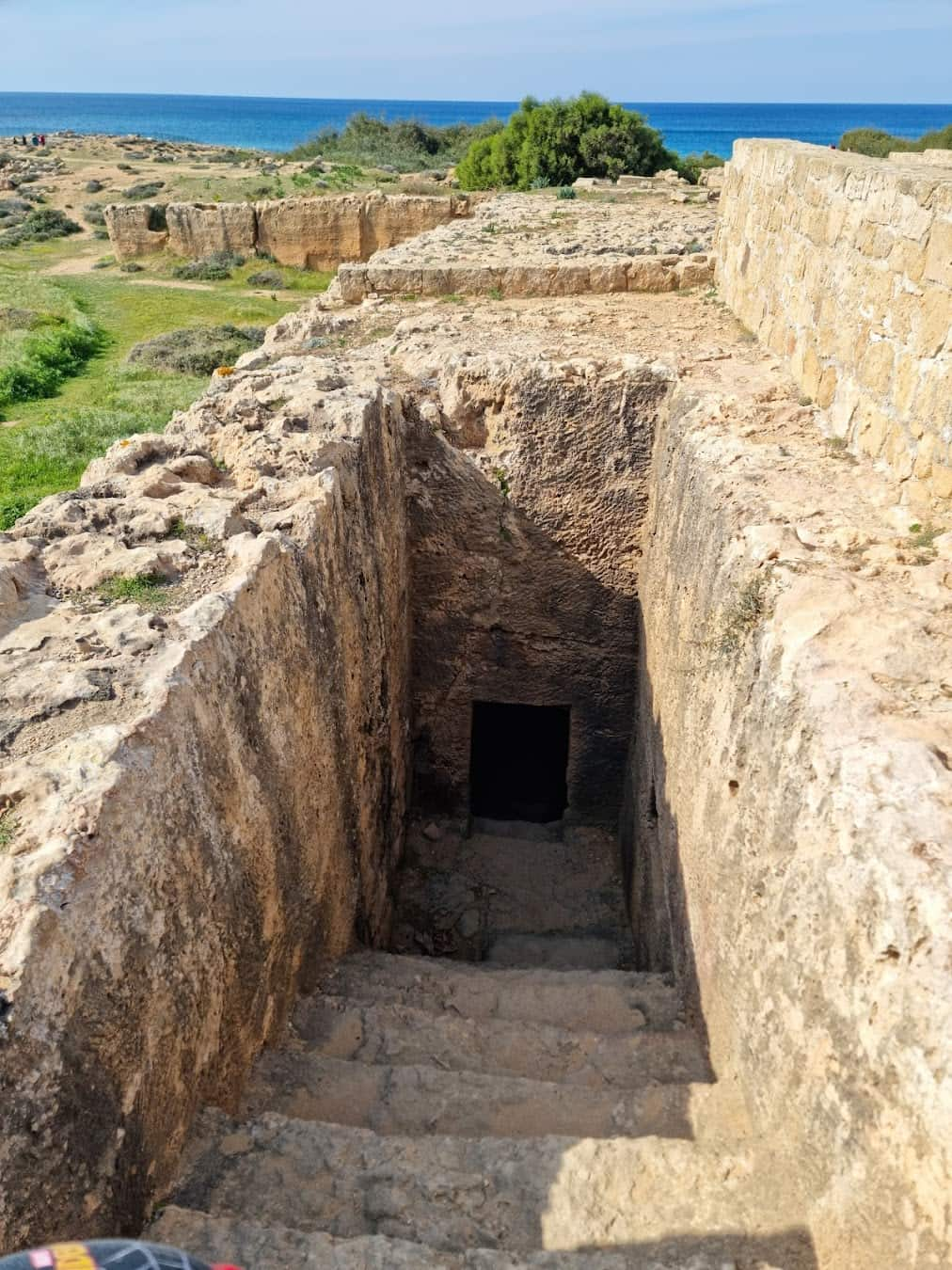 Tombs of the Kings Underground Entrance, Cyprus