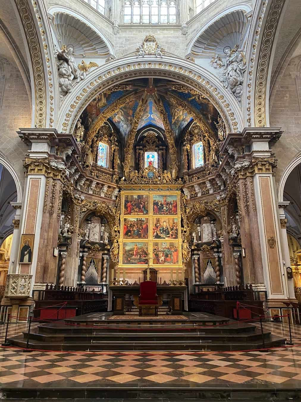 Valencia Cathedral Inside, Spain