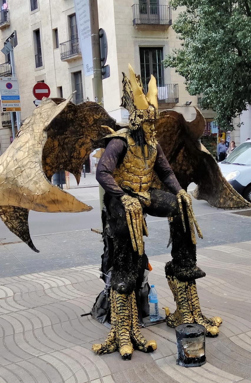 street performances, Barcelona