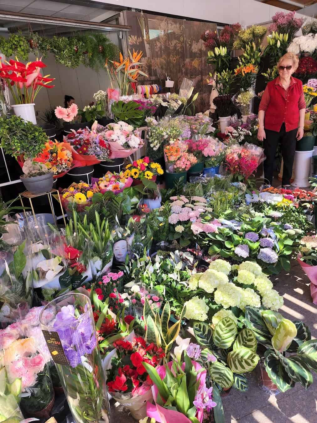 Alicante Central Market Flowers, Spain