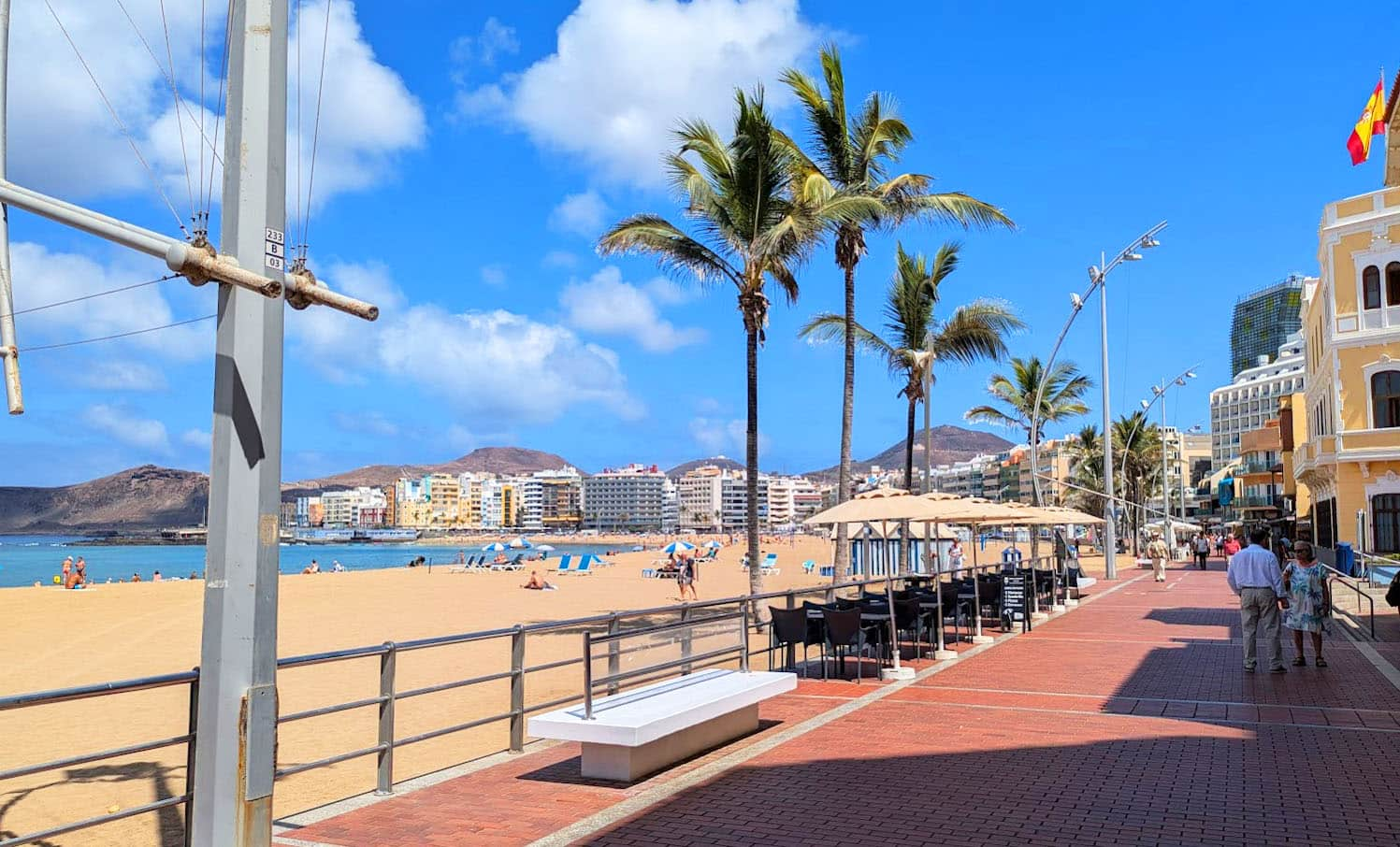 Along Playa de Las Canteras, Las Palmas