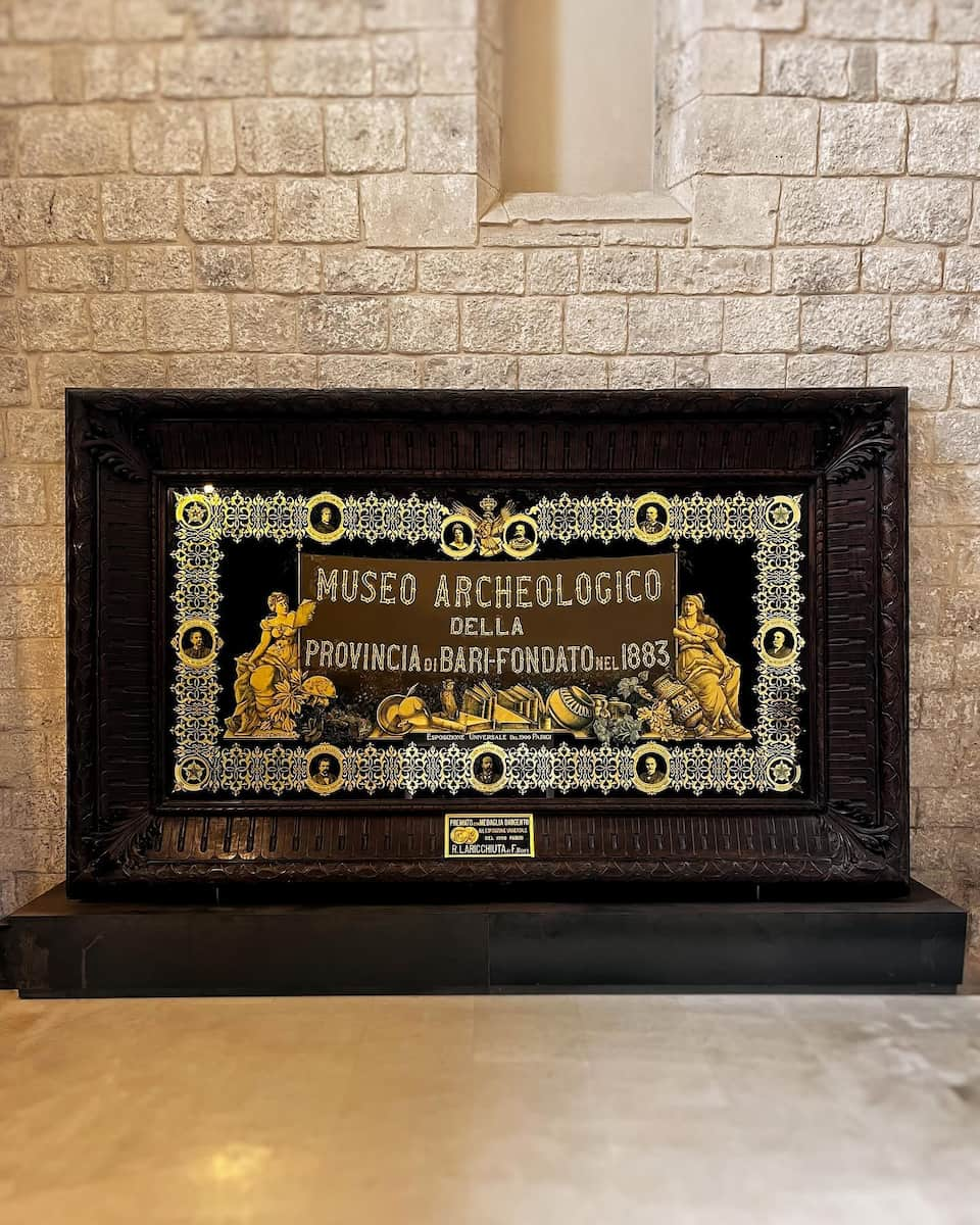 Bari: Museo Archeologico di Santa Scolastica