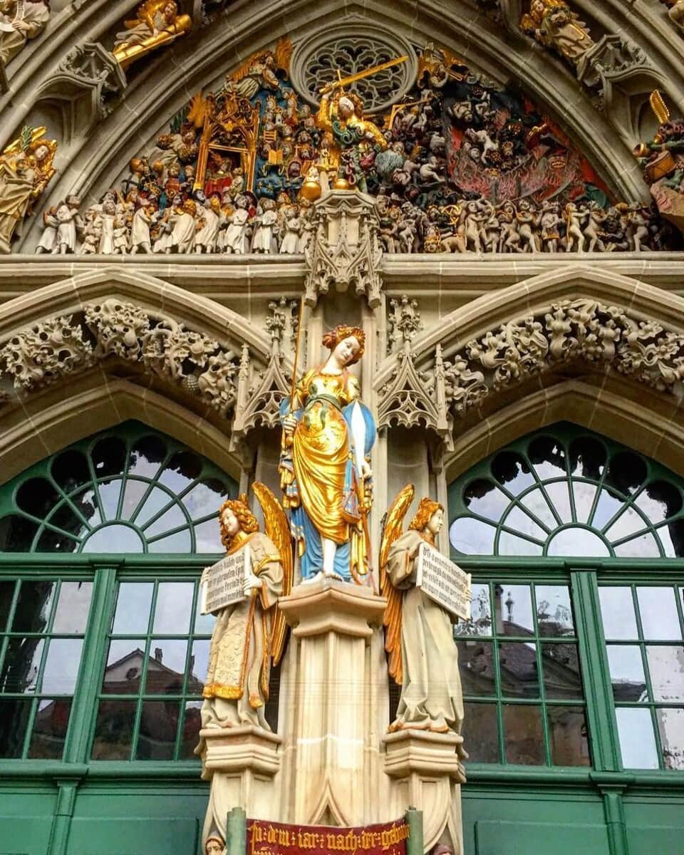 The Last Judgment sculpture, Berner Münster, Bern