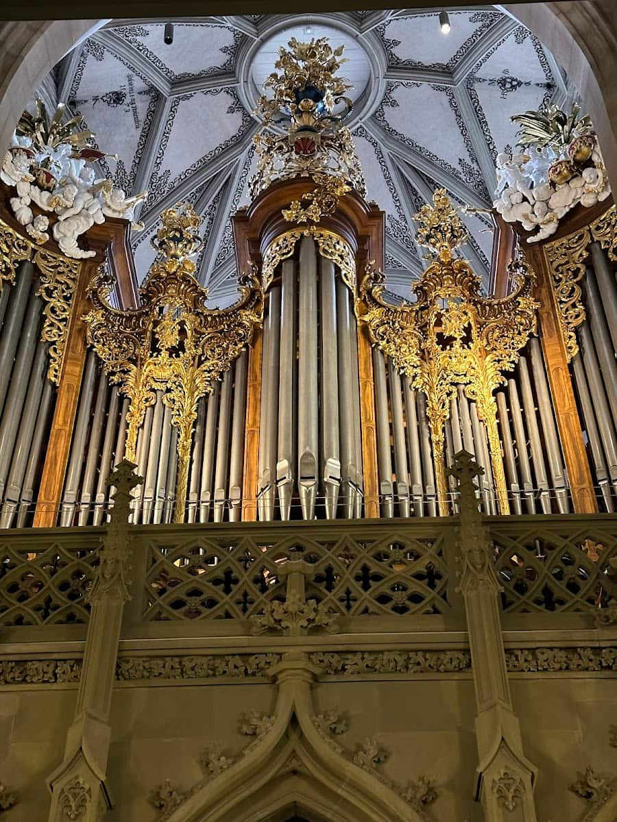 The principal organ in the Cathedral, Berner Münster, Bern