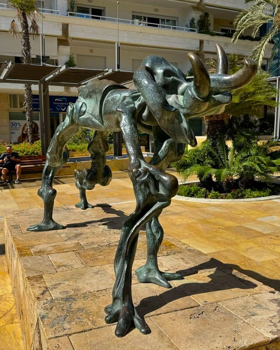 Bronze sculpture Cosmic Elephant, Marbella