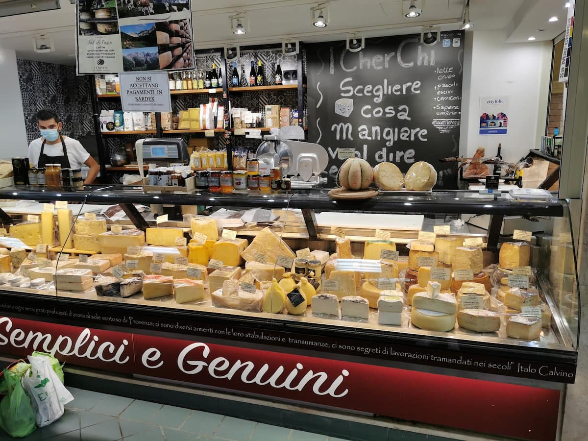 Cagliari, Cheese at the San Benedetto Market