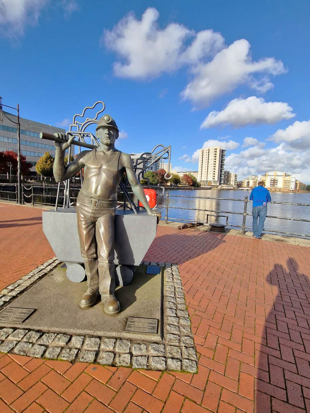 Cardiff Bay Statue, England