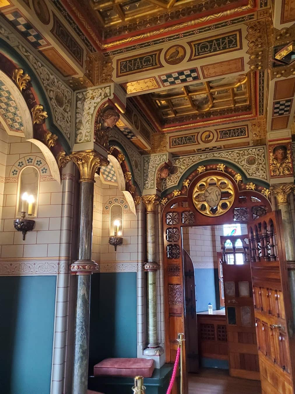 Cardiff Castle Inside, England