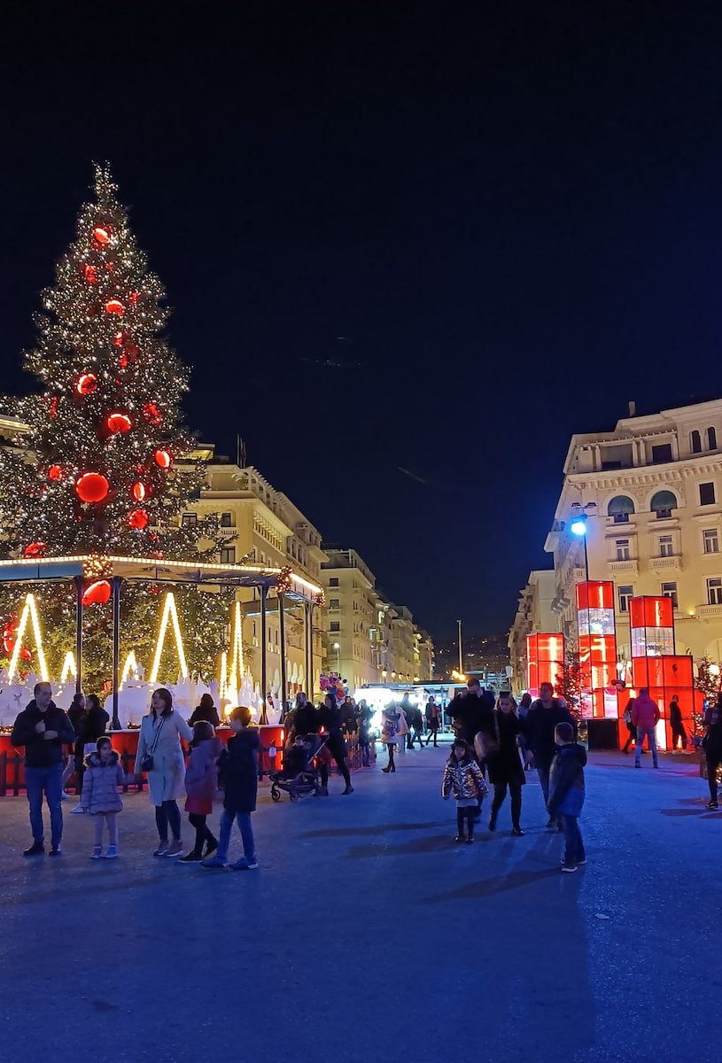 Christmas Aristotelous Square Thessaloniki