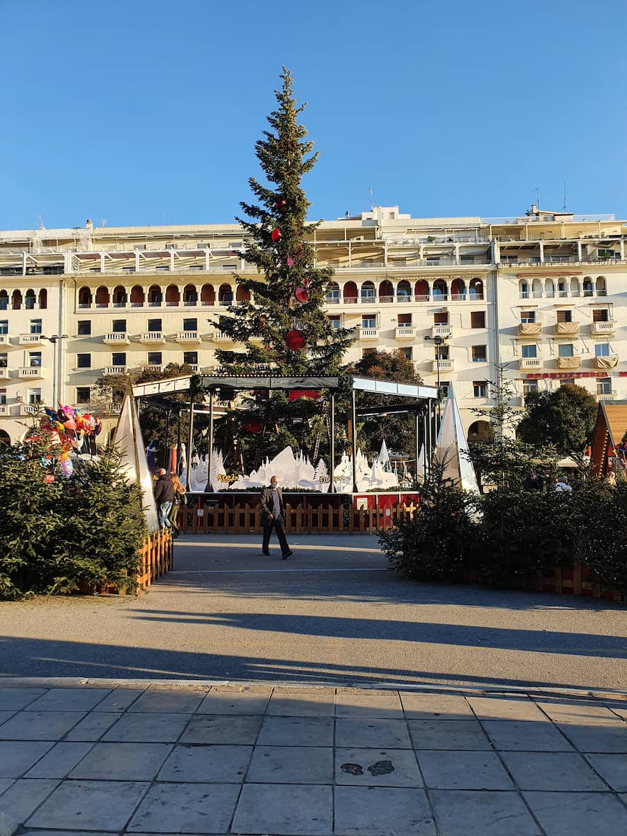 Christmas Aristotelous Square Thessaloniki