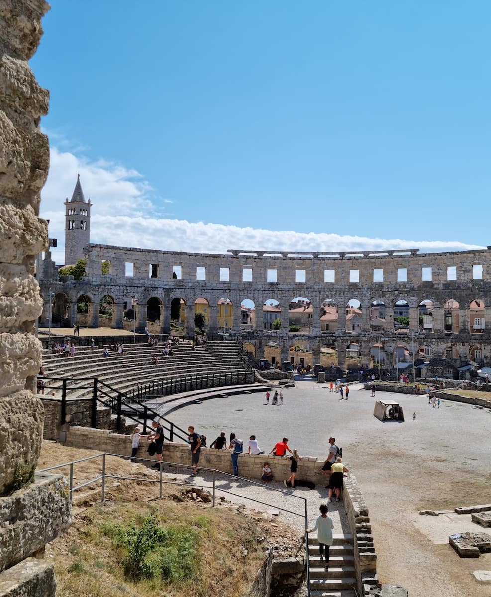 Croatia, Pula Amphitheater