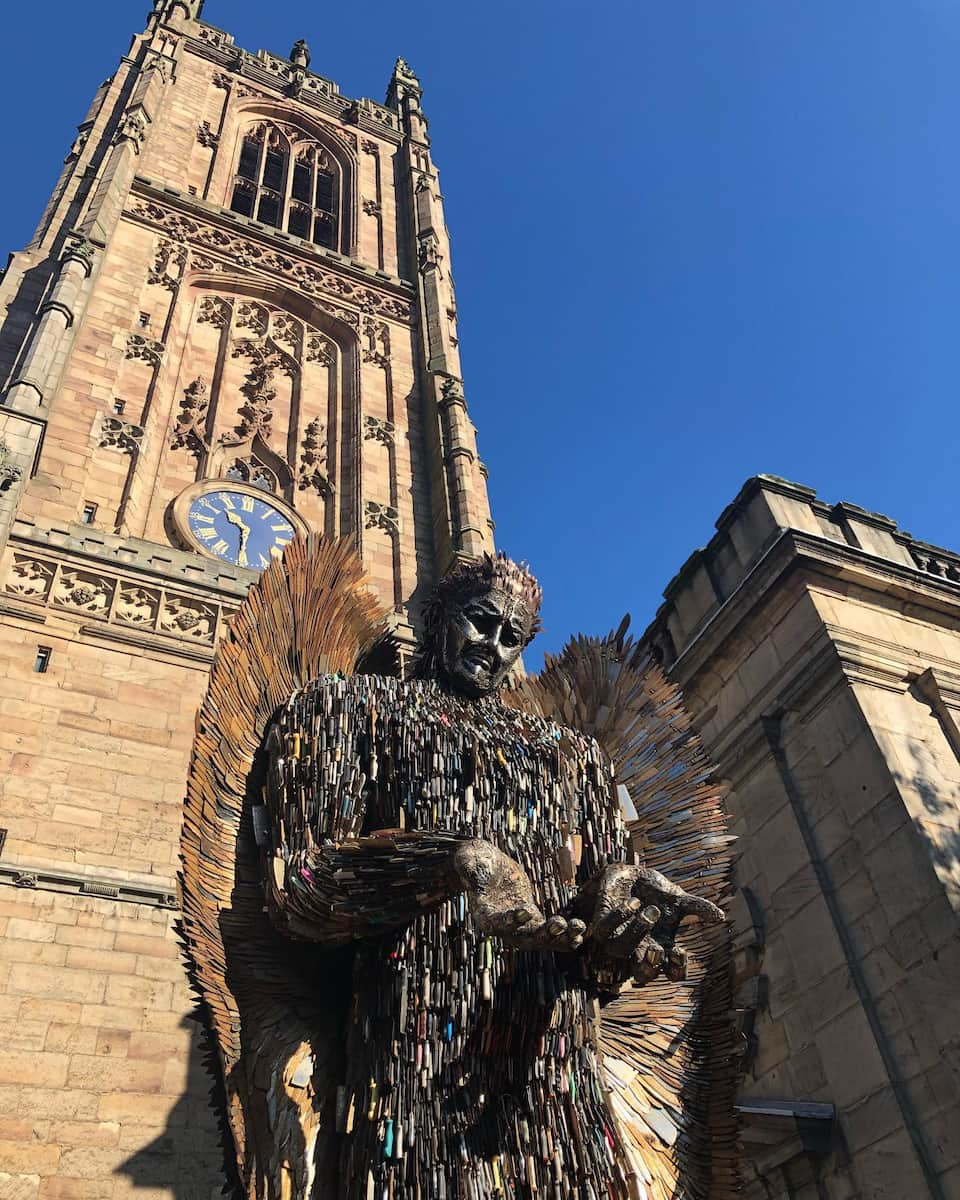 Derby: Cathedral Quarter, Knife Angel