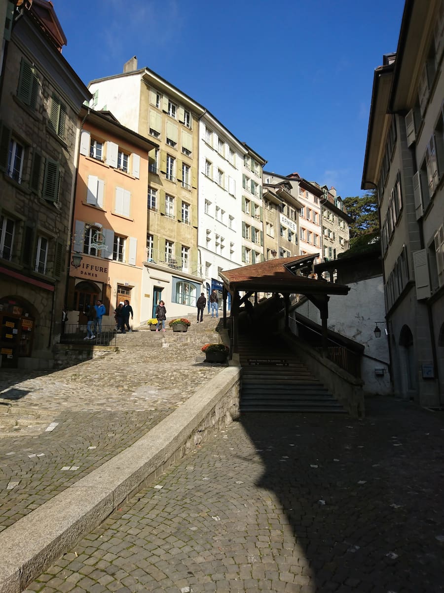 Escaliers du Marché Lausanne