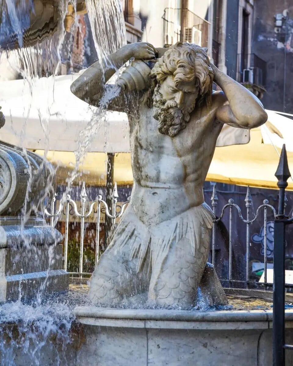 Fontana dell'Amenano in Piazza del Duomo, Catania