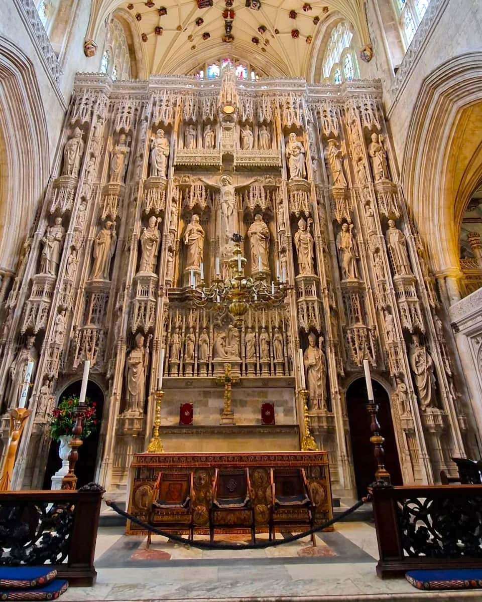 High altar of Winchester Cathedral