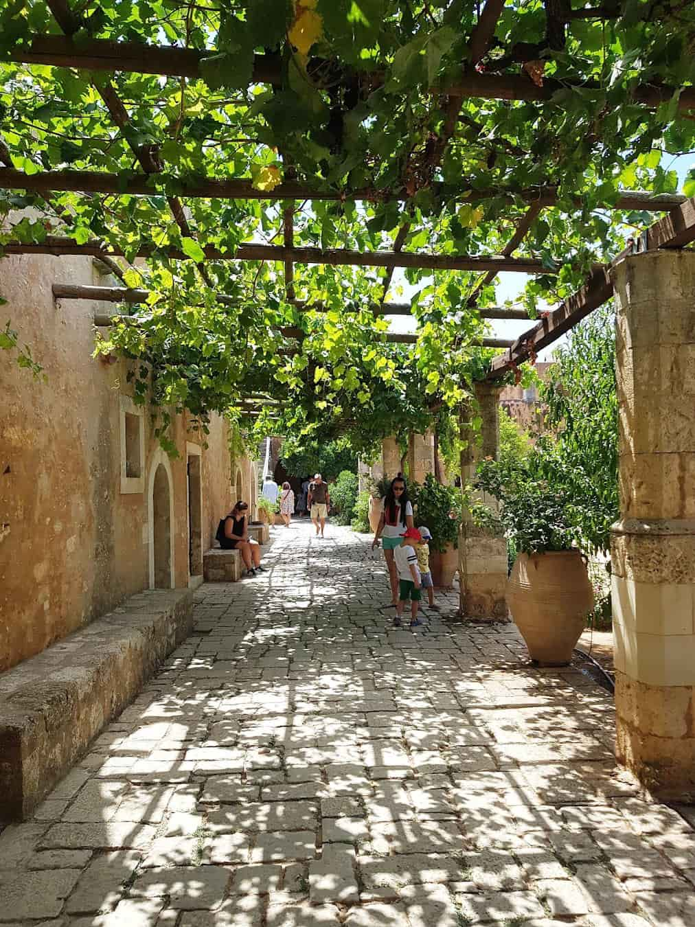 Historic Arkadi Monastery Backyard, Chania