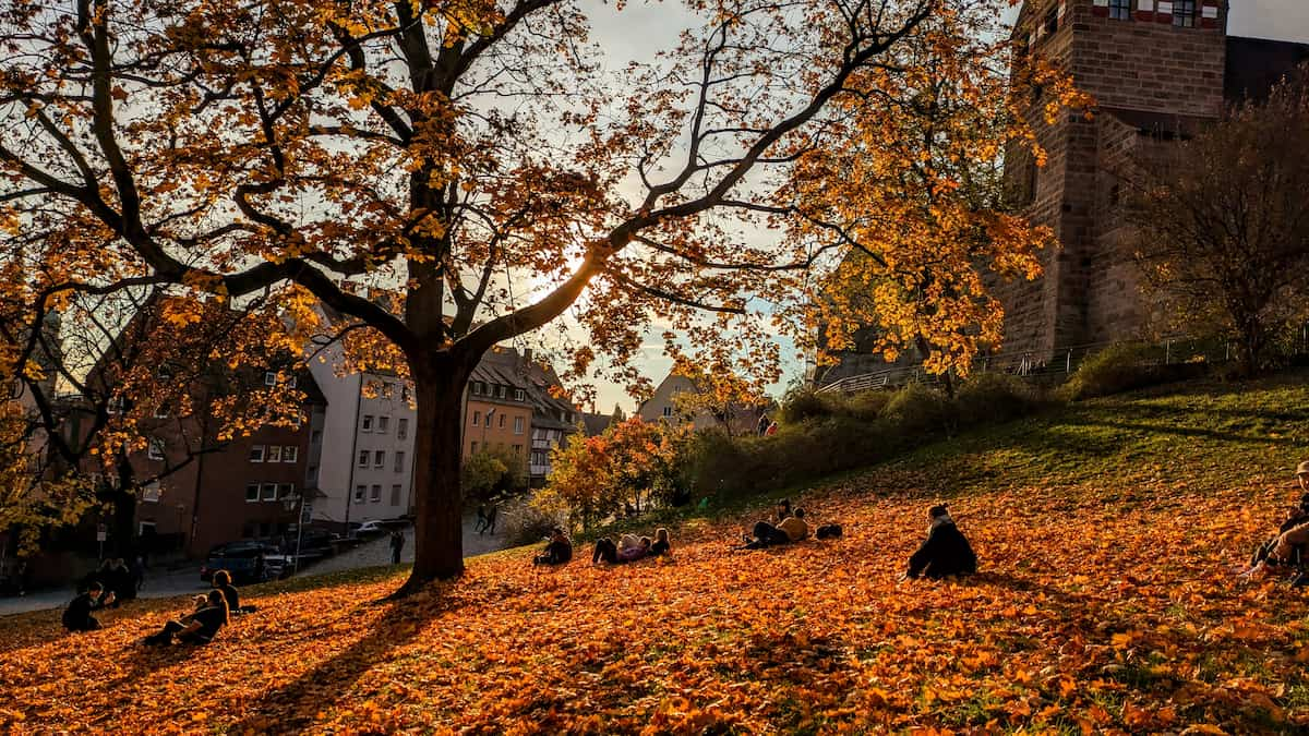 Autumn Imperial Castle Complex Nuremberg