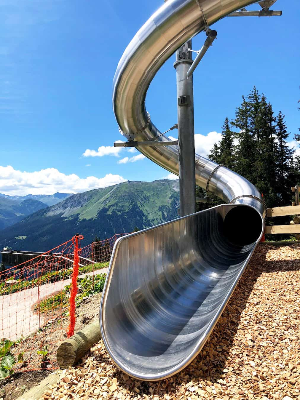 Madrisa Land Slide, Switzerland