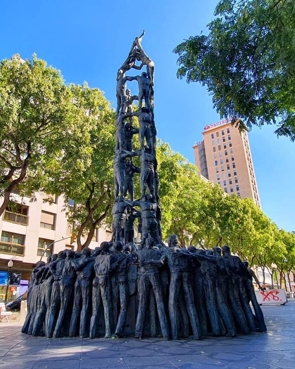 Monument als Castellers, Tarragona