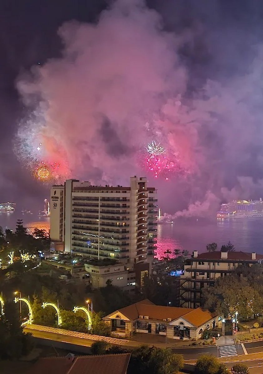 New Year's Eve Fireworks in Funchal Madeira