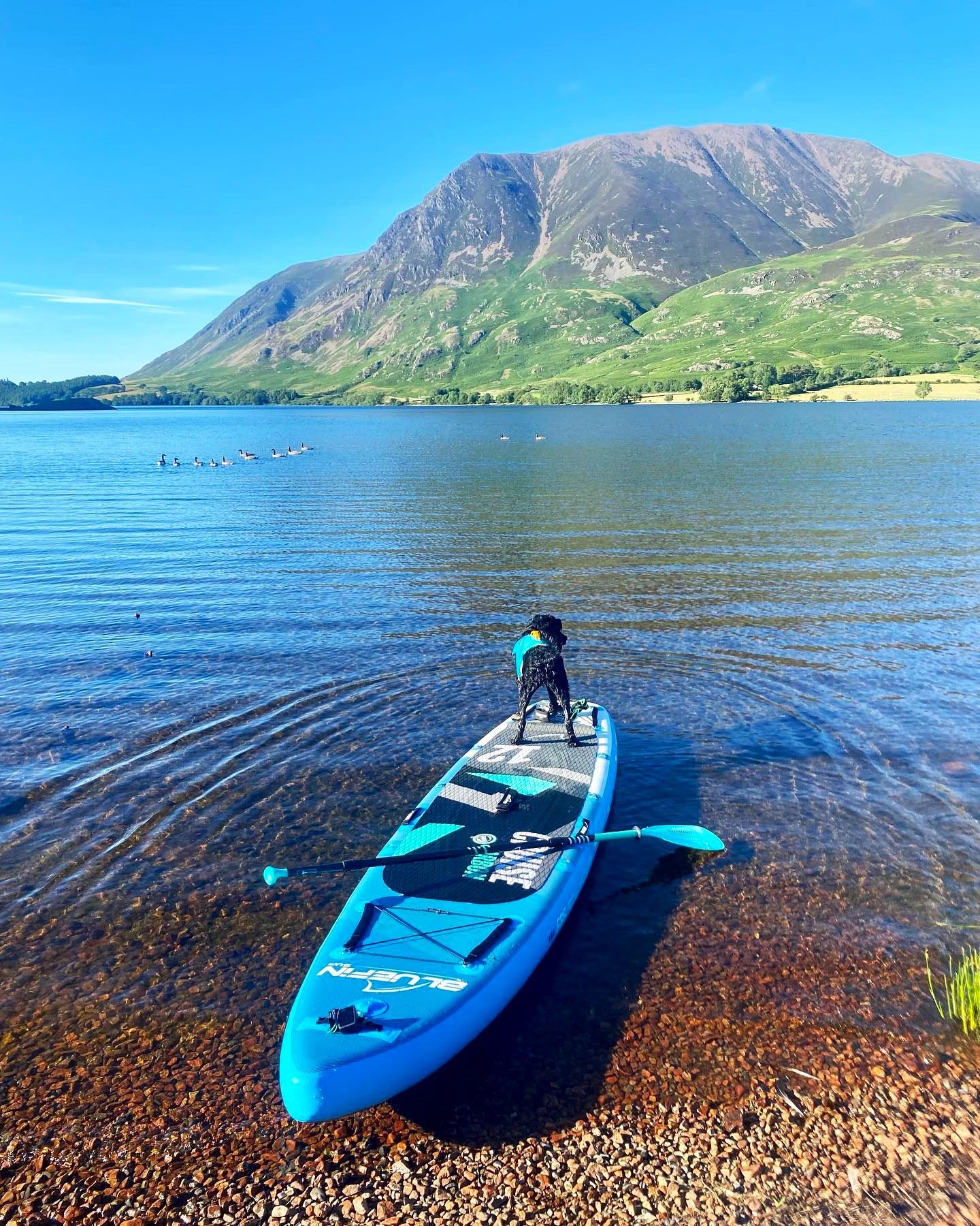 Paddleboarding, Lake District