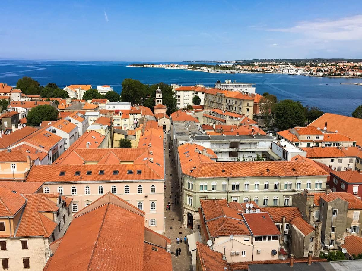 Panoramic views of Zadar