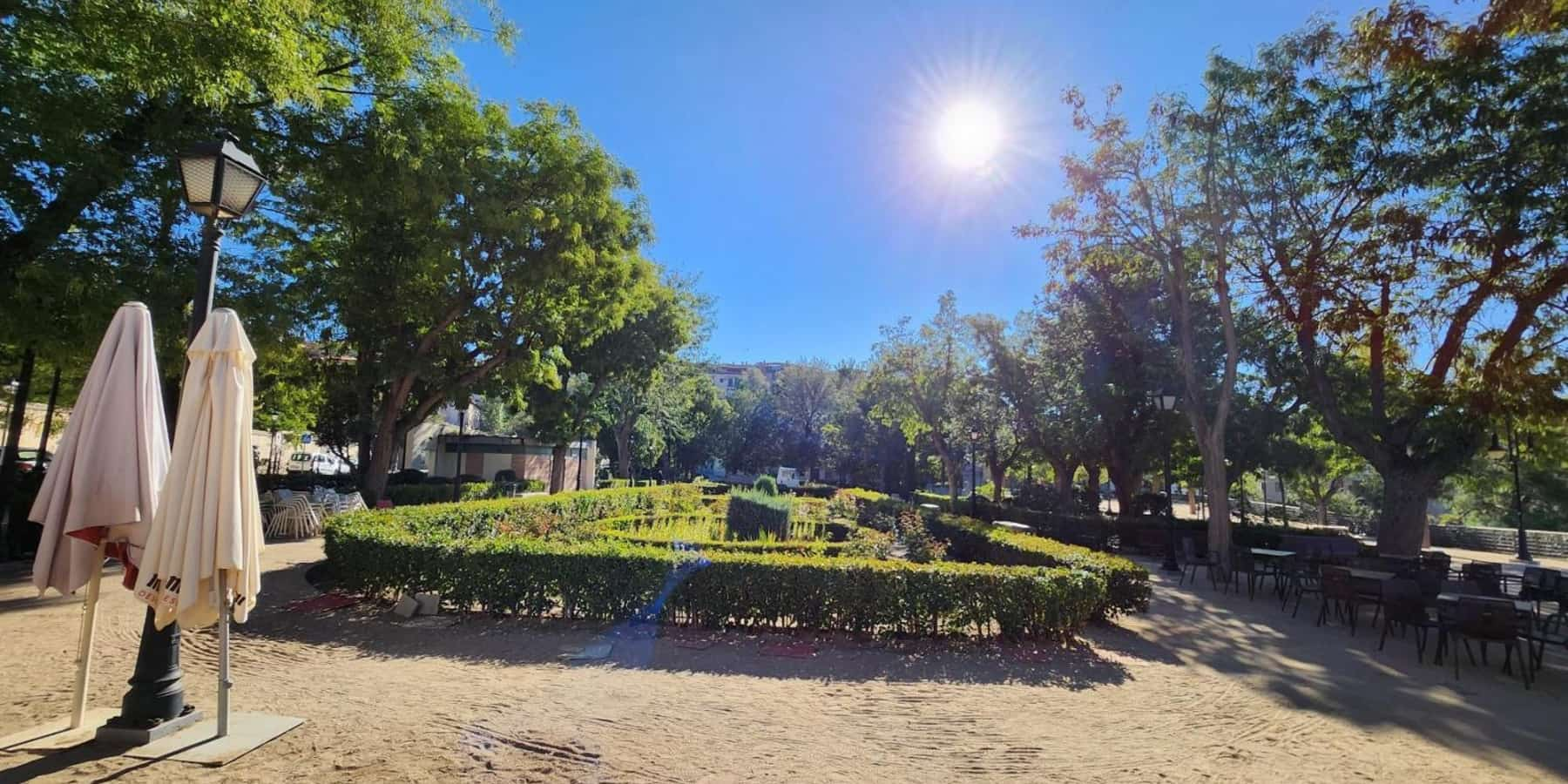 Paseo del Tránsito garden, Toledo