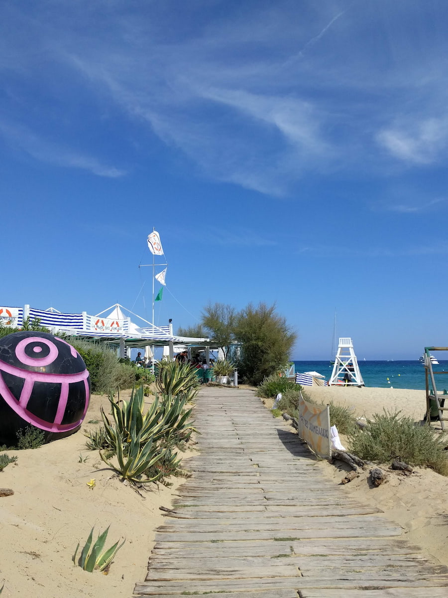 Plage des Jumeaux Saint-Tropez