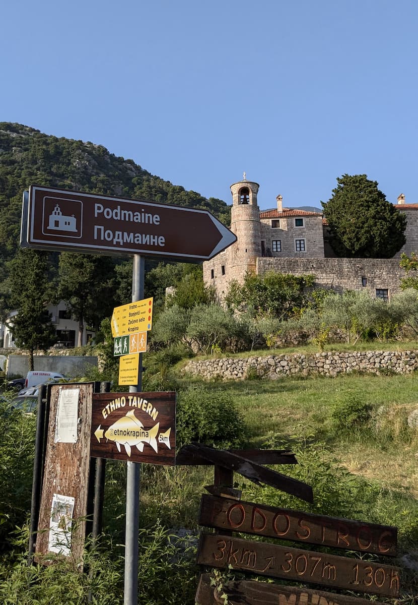 Podmaine Monastery Budva