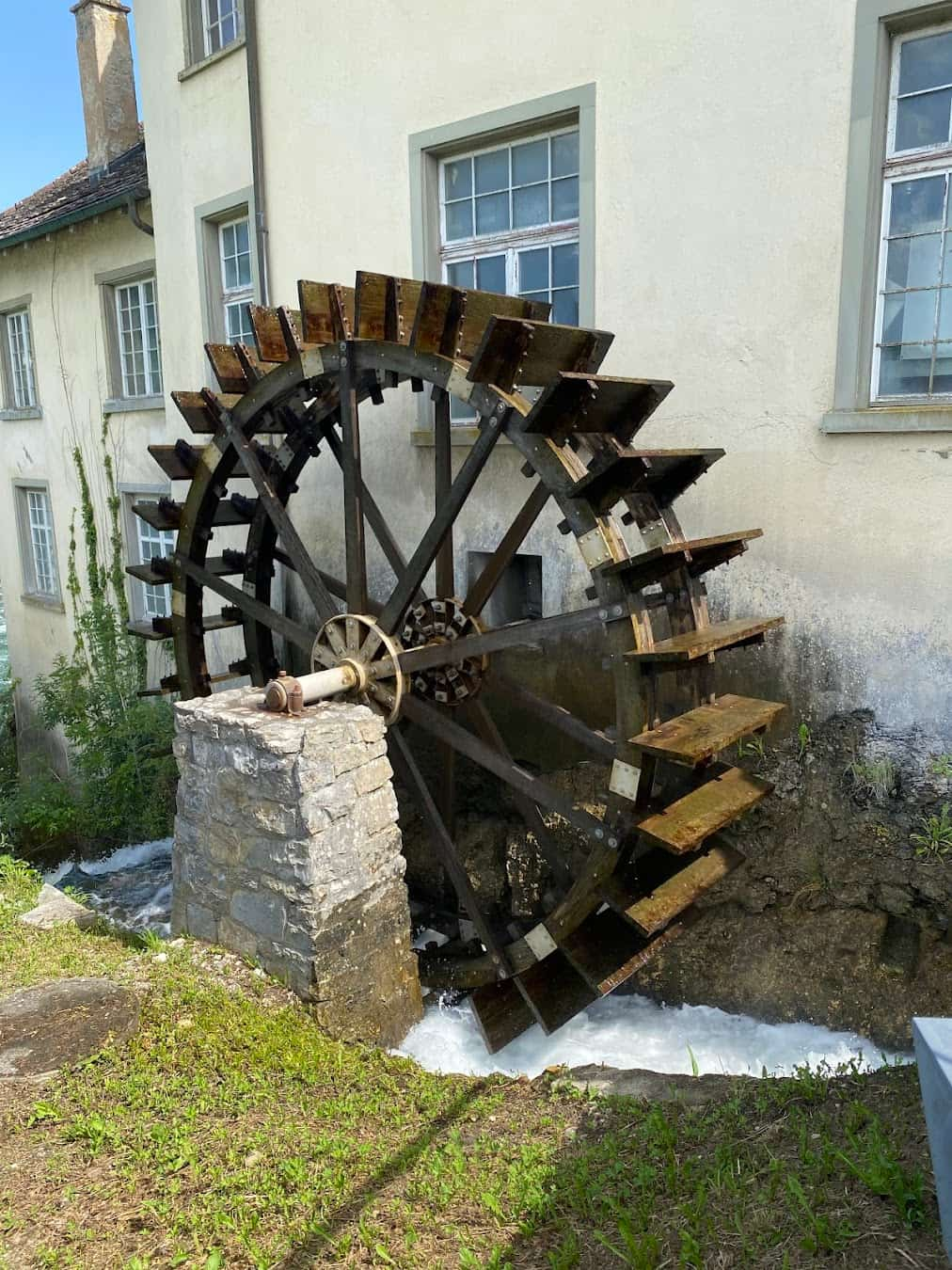 Rhine Falls Water Wheel, Switzerland