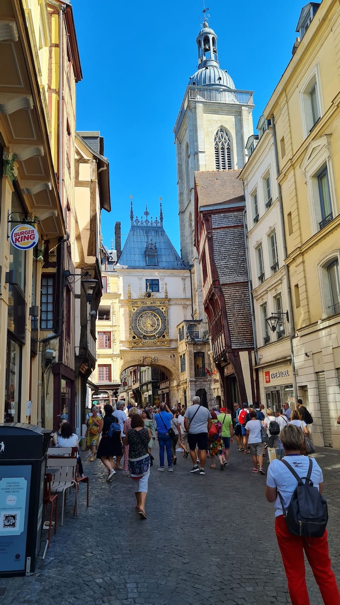 Rouen's old quarter Normandy