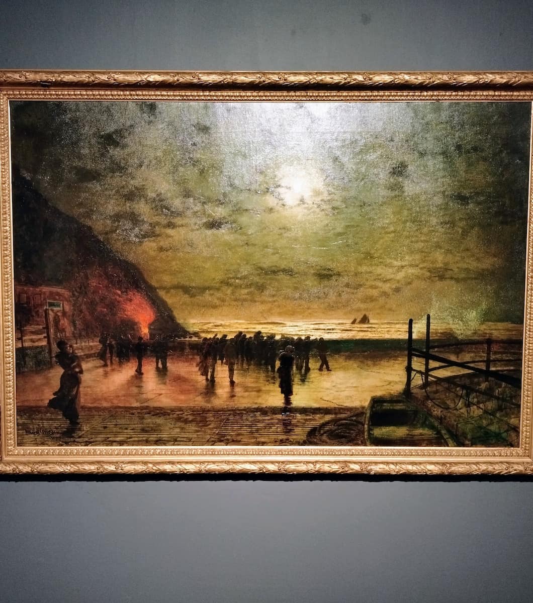 Scarborough, Art Gallery, John Atkinson Grimshaw, Burning Off