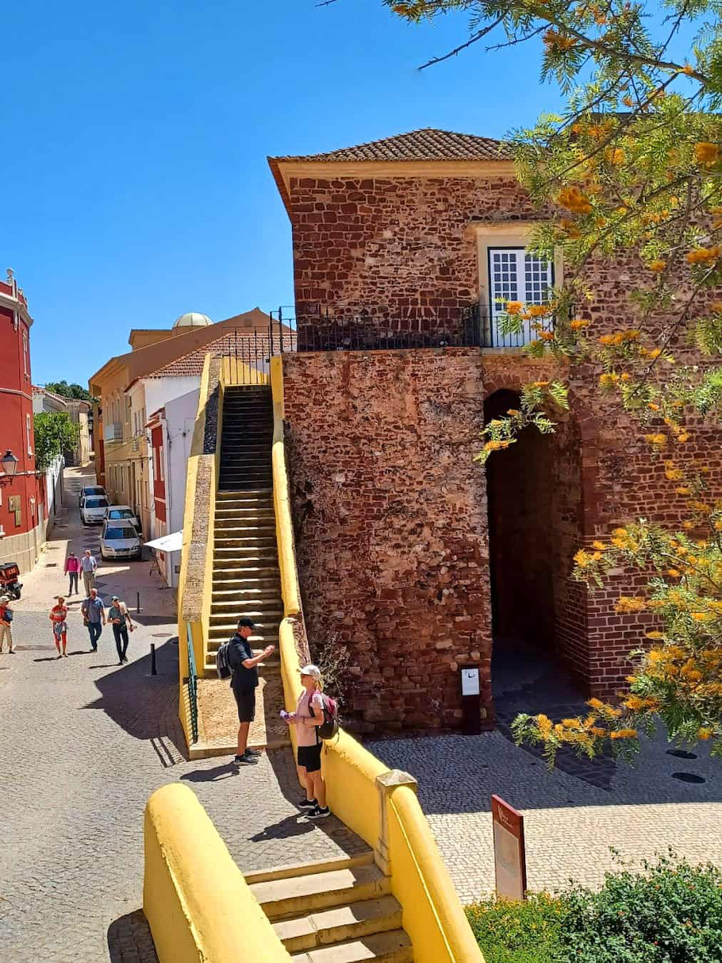 Streets Near Silves Castle, Portugal