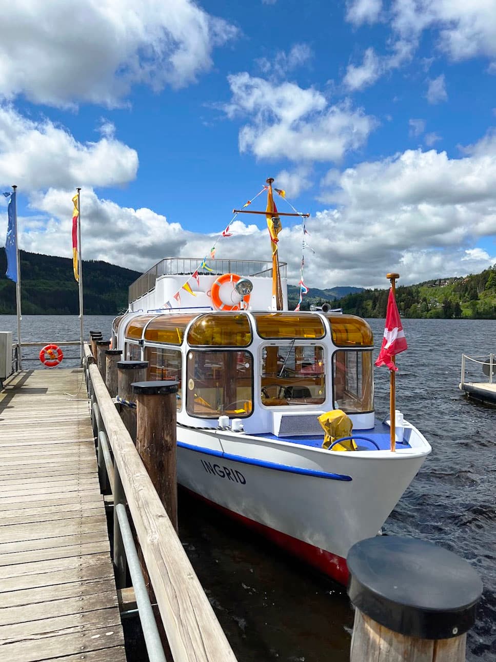 Boat Lake Titisee, Germany